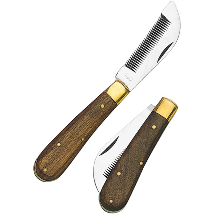 Couteau à étirer avec manche en bois